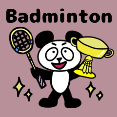Let's play badminton with PANDAKUN.