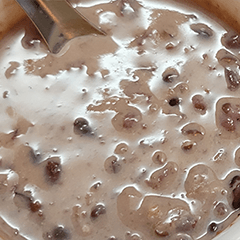 食物系列 : 阿公阿嬤的紅豆牛奶 #12