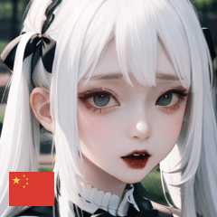 CN cute vampire girl