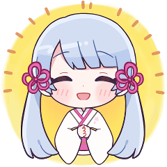 Tsukuyomi-chan Official Stickers 1