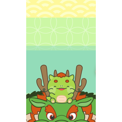 Dragon family sticker