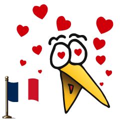 鷺の波鳥久 (さぎのパトリック) フランス語