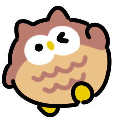 Animated owl Sticker