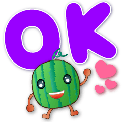 Cute Watermelon-Practical Daily Phrases