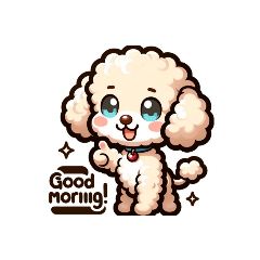 Toy Poodle's Daily Greetings