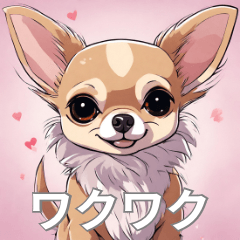 Chihuahua dogs stickers