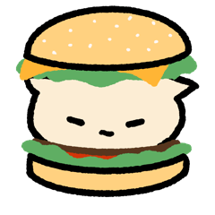 hanburger cat