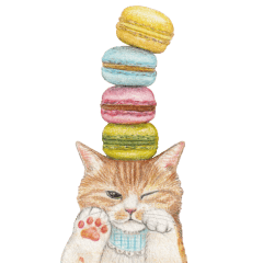 Cat sweets and their friends 9