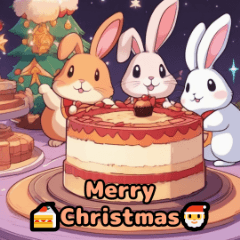 兔子聖誕快樂