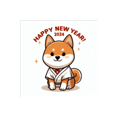 2024 Animals "Happy New Year!"