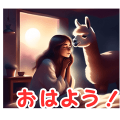 alpaca &girl