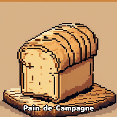 Pixel Art of Bread 2