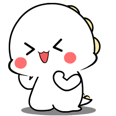 White Dino 9 : Animated Stickers