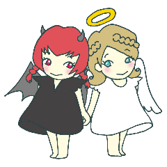 The bitter angel and the sweet demon