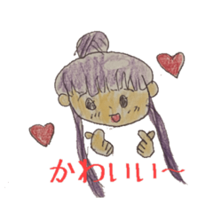 menchikatsu_purple hair girl