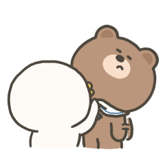 wuli bear12 sticker