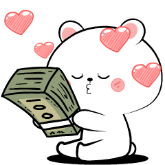 Bear bear White 2 : Animated Stickers