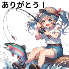 Fishing girls