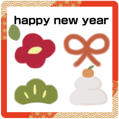 for new year's sticker