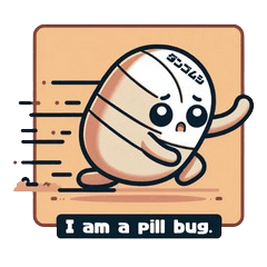 Fall in Love with Pillbug Stickers 4