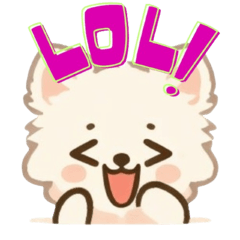 Pomeranian Greetings Stickers!