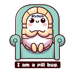 Fall in Love with Pillbug Stickers 1