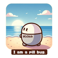 Fall in Love with Pillbug Stickers 2