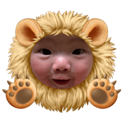 Baby stamp Cute grandchild
