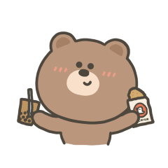 wuli bear9 sticker