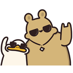 The pon bear& PP duck: Strange