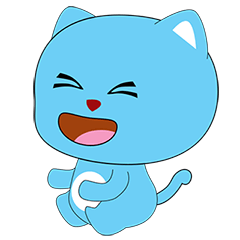 Exist Cute blue cat