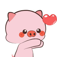 Chubby pig 2 : Animated Stickers