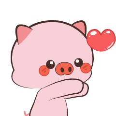 Chubby pig 2 : Animated Stickers