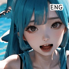 ENG sea shark girl  A