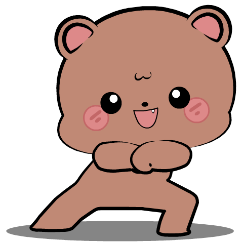 Chubby bear 3 : Pop-up stickers