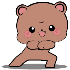 Chubby bear 3 : Pop-up stickers