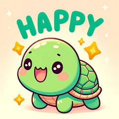 Cute Turtle Emotions Series