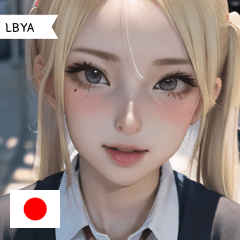 JP blonde gyaru girlfriend LBYA