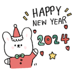 Rabbit: Happy new year 2024.