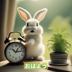 Rabbit's greeting