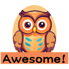 CUTE CUTE Owl！(Words for everyday use)