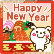 Pretty animal event stickers Ver24