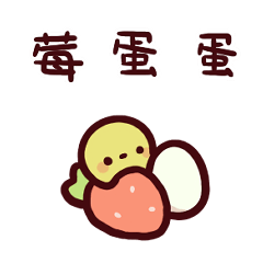 chicken cake:strawberry egg