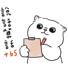 Oba cat14 - white cat