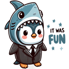 Shark Suit Penguin
