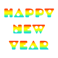 40 Designs of "Happy New Year"