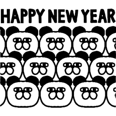 Happy New Year Panda!!(Resale)