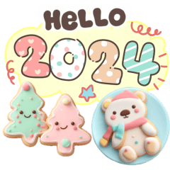 Happy Cute Cookie : HNY 2024