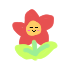 彩色花的心情圖
