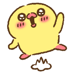 Cute chick daily stickers